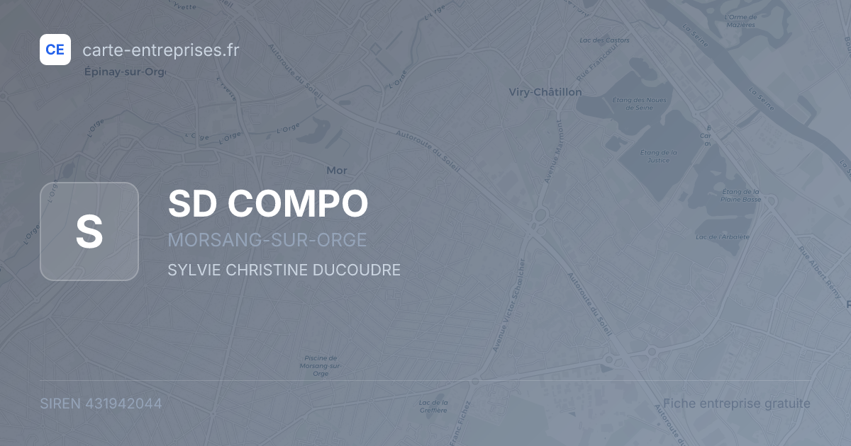 SD COMPO — 431942044 — fiche entreprise