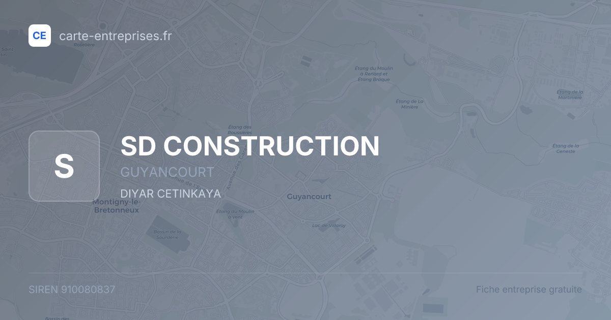 SD CONSTRUCTION — 910080837 — fiche entreprise