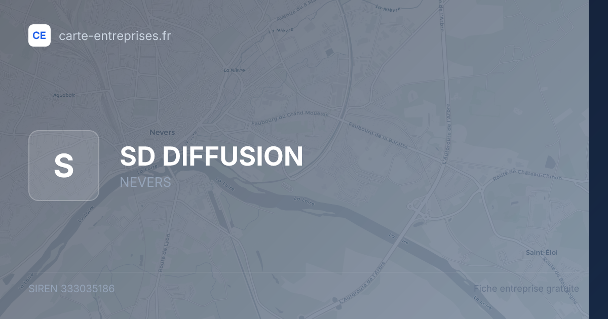 SD DIFFUSION — 333035186 — fiche entreprise