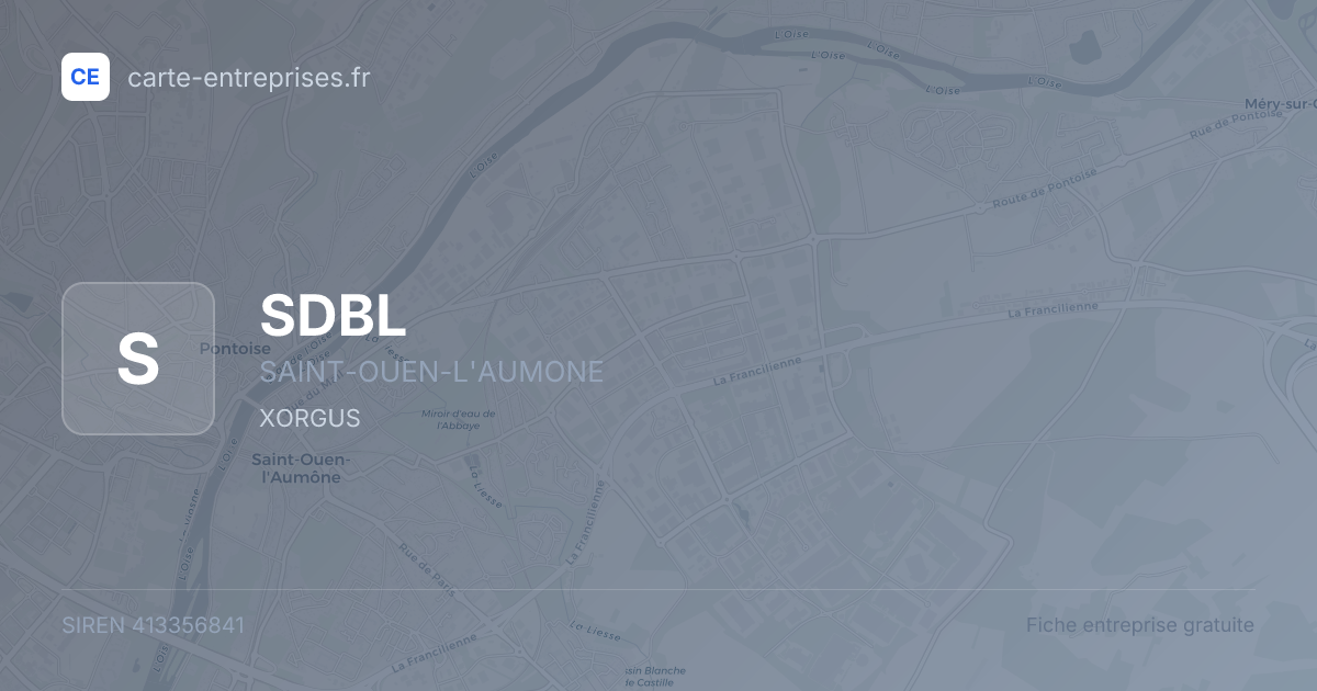 SDBL — 413356841 — fiche entreprise