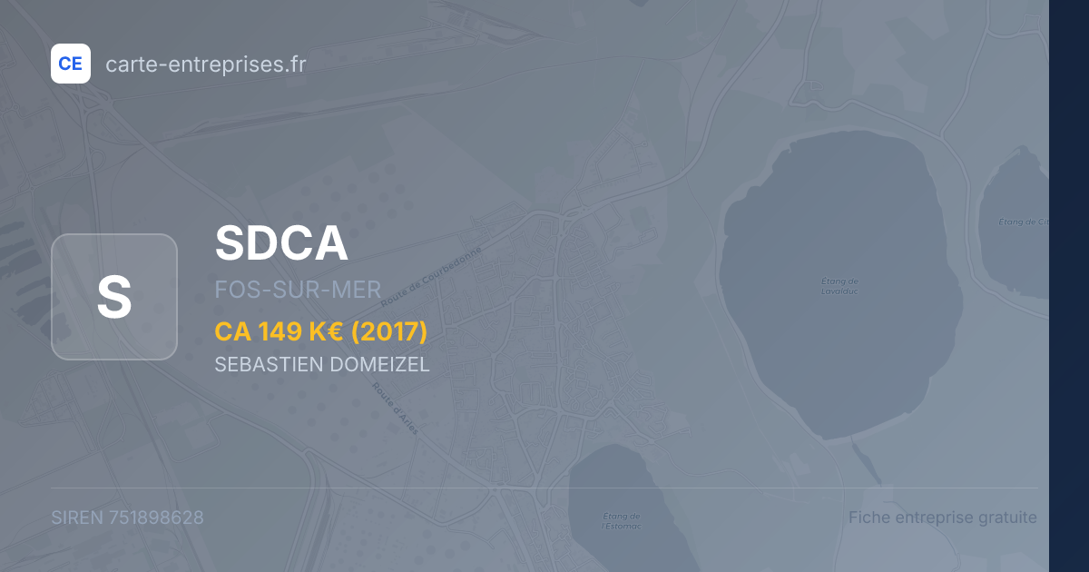 SDCA — 751898628 — fiche entreprise