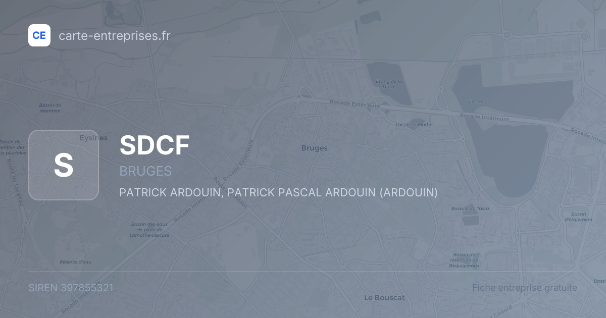 SDCF — 397855321 — fiche entreprise