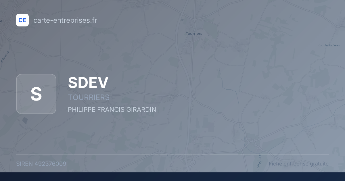 SDEV — 492376009 — fiche entreprise