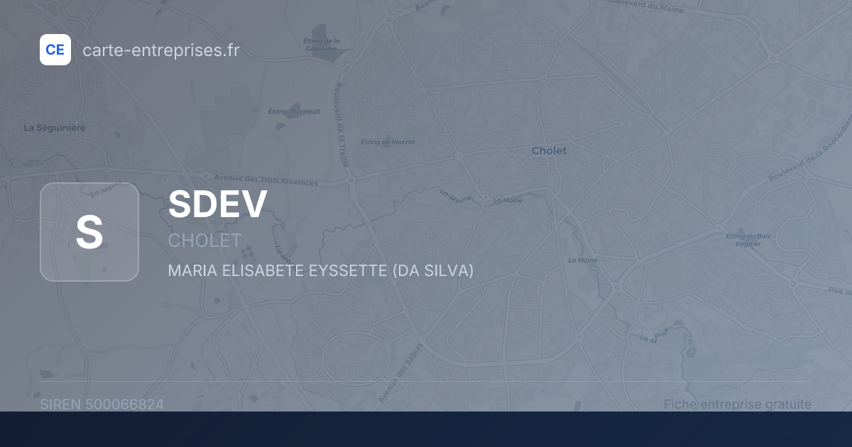 SDEV — 500066824 — fiche entreprise