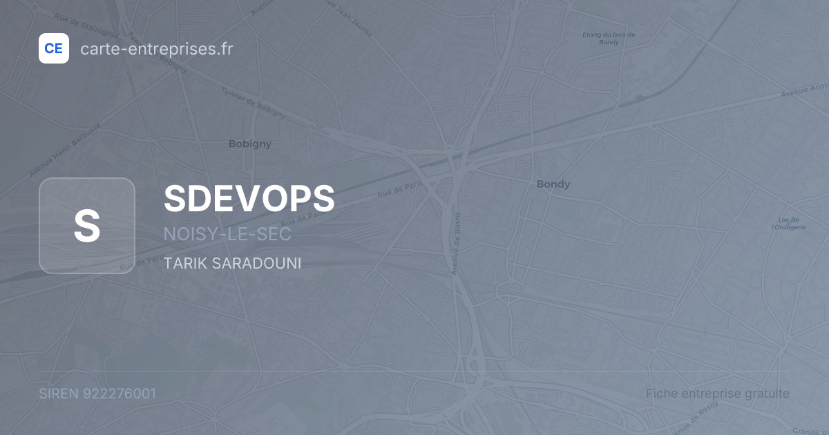 SDEVOPS — 922276001 — fiche entreprise