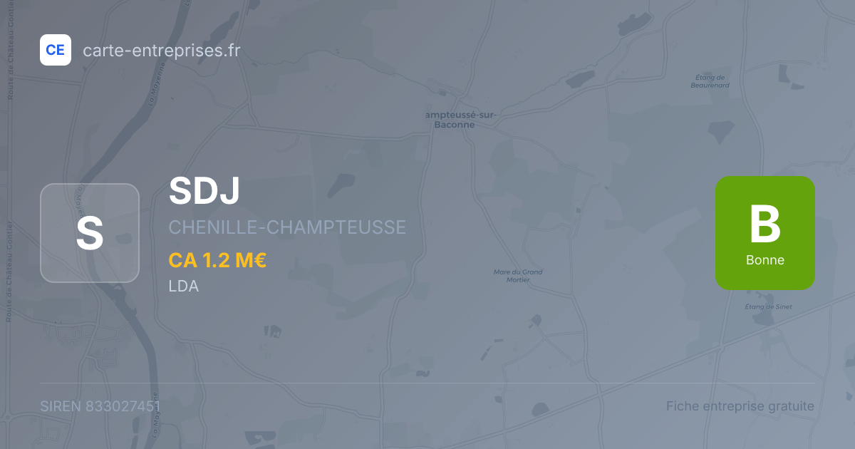 SDJ — 833027451 — fiche entreprise