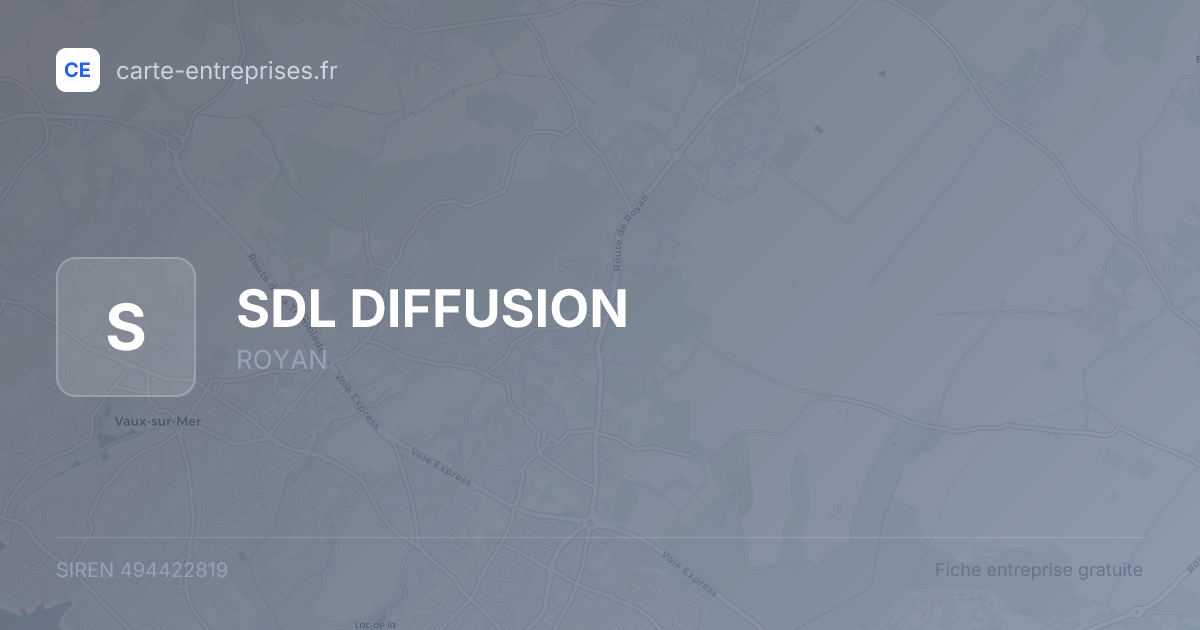 SDL DIFFUSION — 494422819 — fiche entreprise