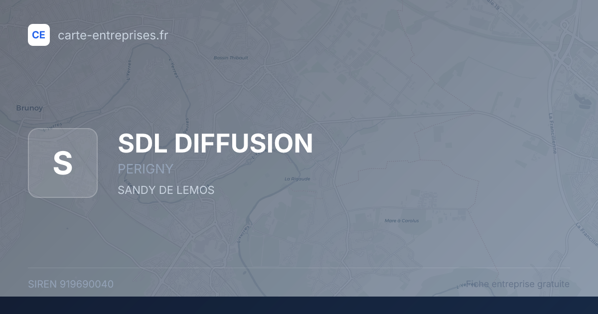 SDL DIFFUSION — 919690040 — fiche entreprise