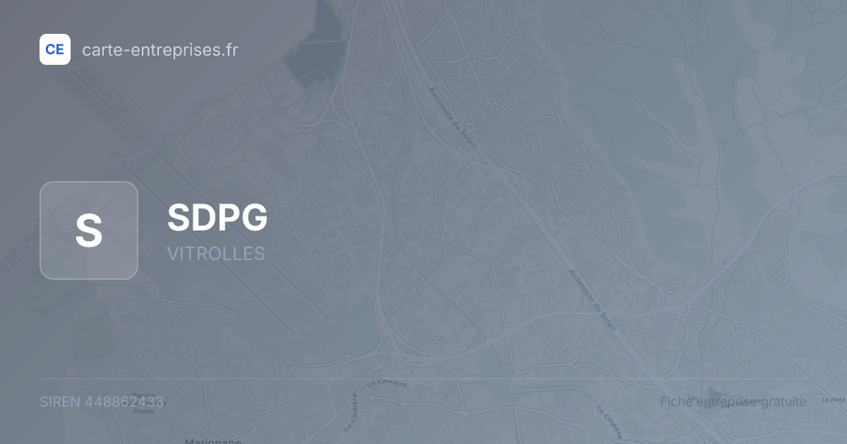 SDPG — 448862433 — fiche entreprise