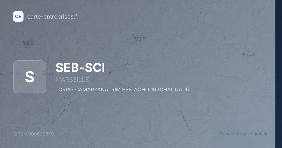 SEB-SCI — 900679879 — fiche entreprise