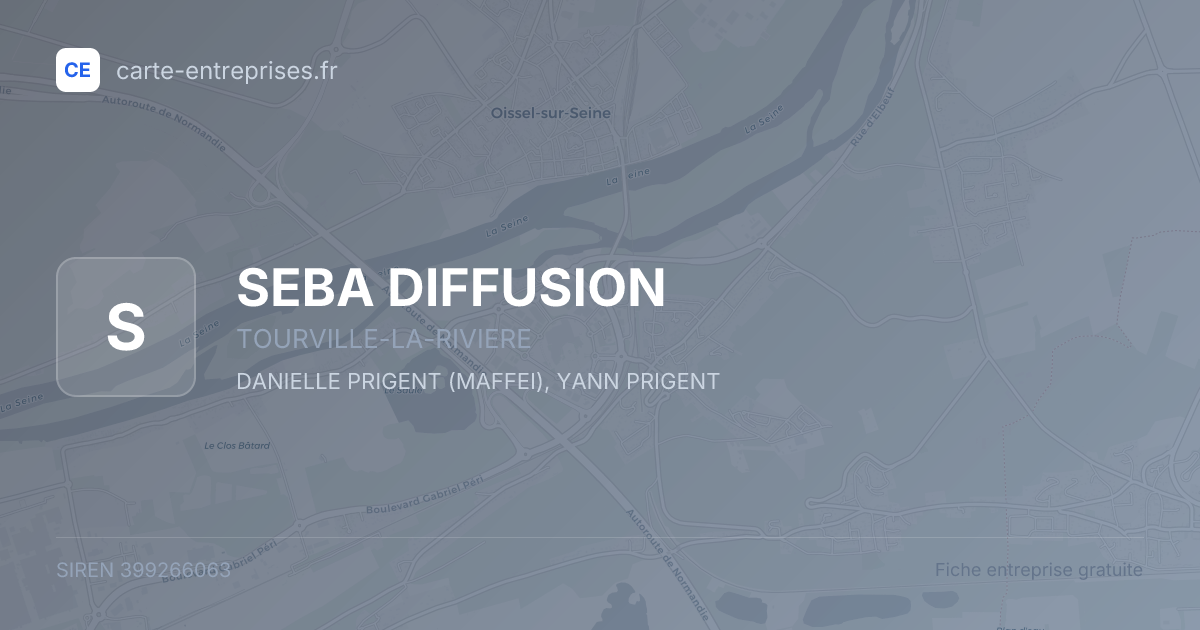 SEBA DIFFUSION — 399266063 — fiche entreprise