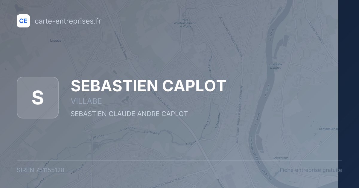 SEBASTIEN CAPLOT — 751155128 — fiche entreprise