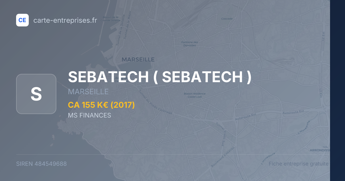 SEBATECH — 484549688 — fiche entreprise