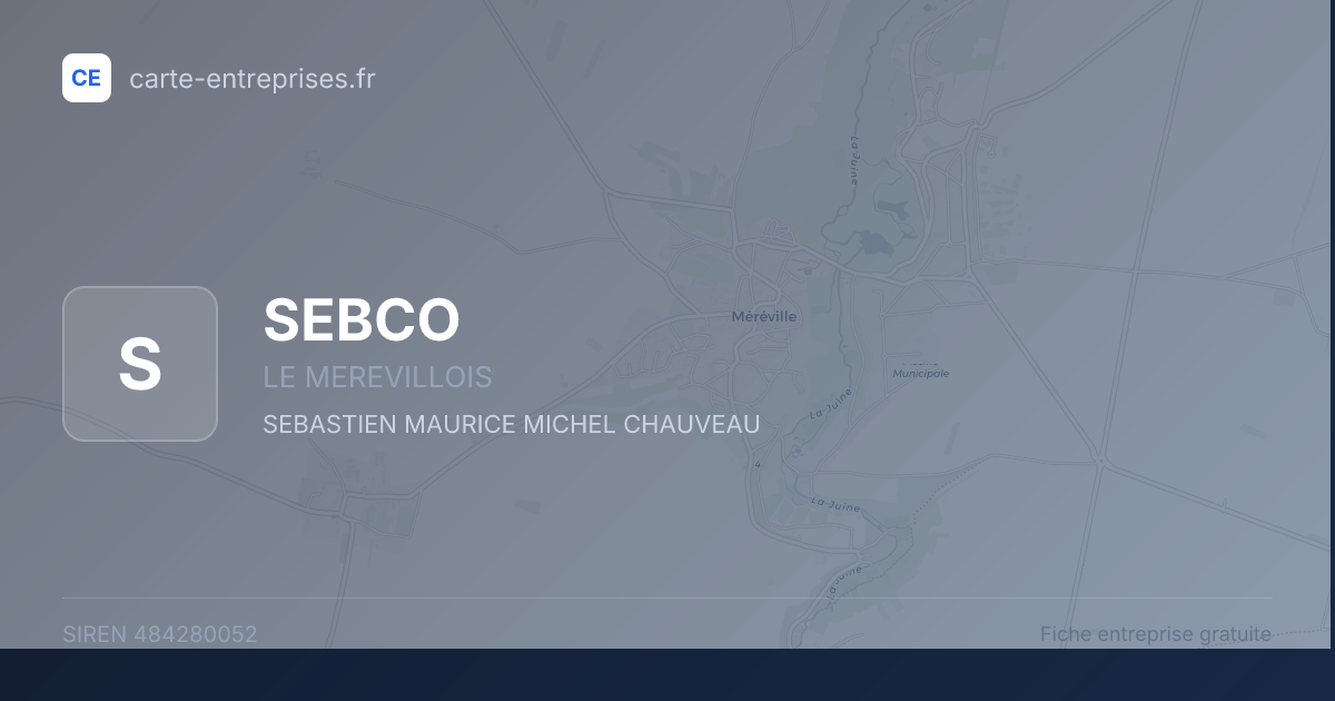 SEBCO — 484280052 — fiche entreprise
