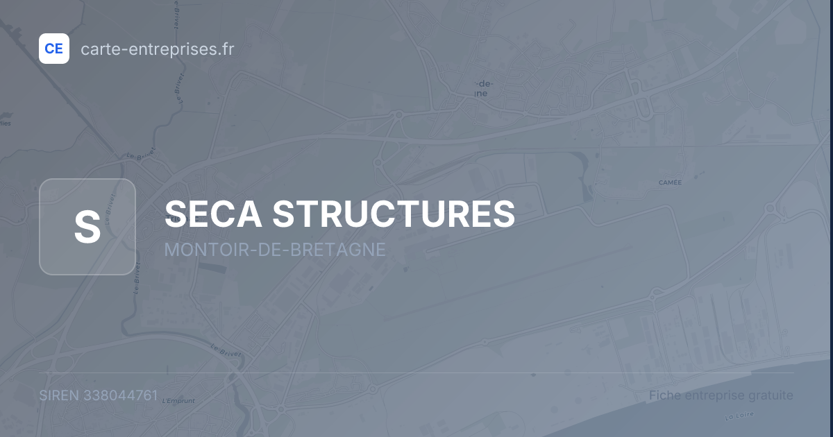 SECA STRUCTURES — 338044761 — fiche entreprise