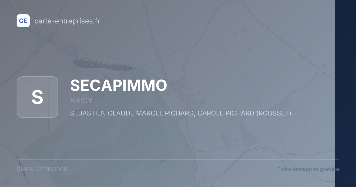 SECAPIMMO — 440187300 — fiche entreprise