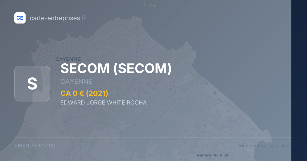 SECOM — 751617192 — fiche entreprise