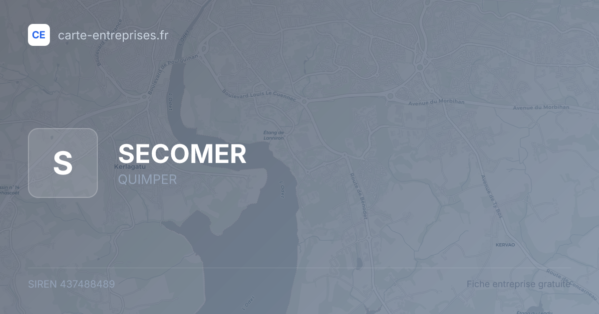 SECOMER — 437488489 — fiche entreprise