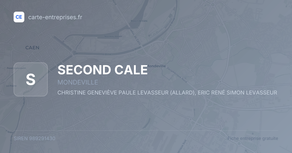 SECOND CALE — 989291430 — fiche entreprise