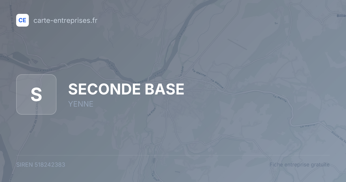 SECONDE BASE — 518242383 — fiche entreprise