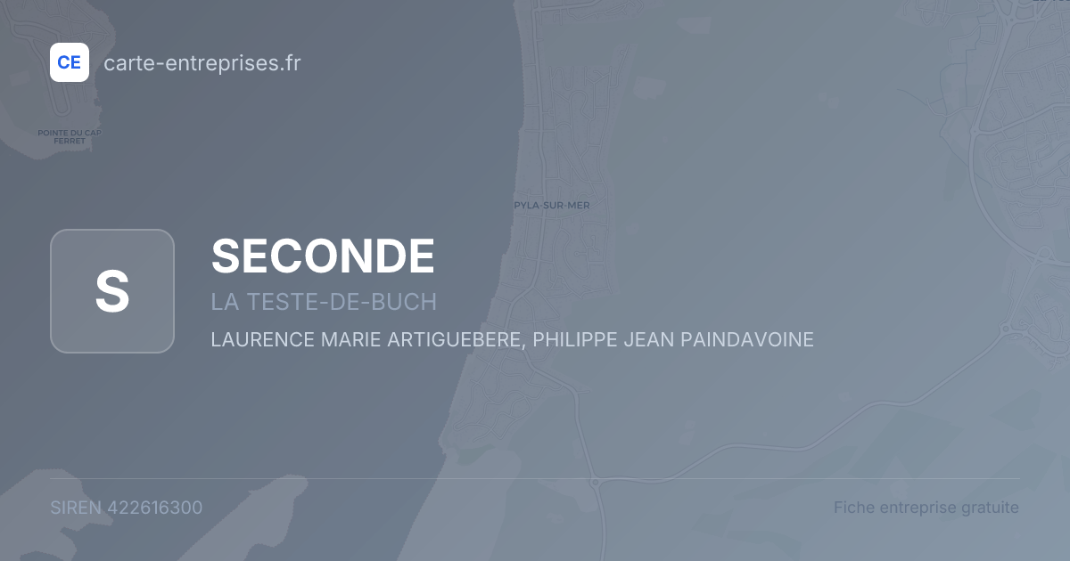 SECONDE — 422616300 — fiche entreprise