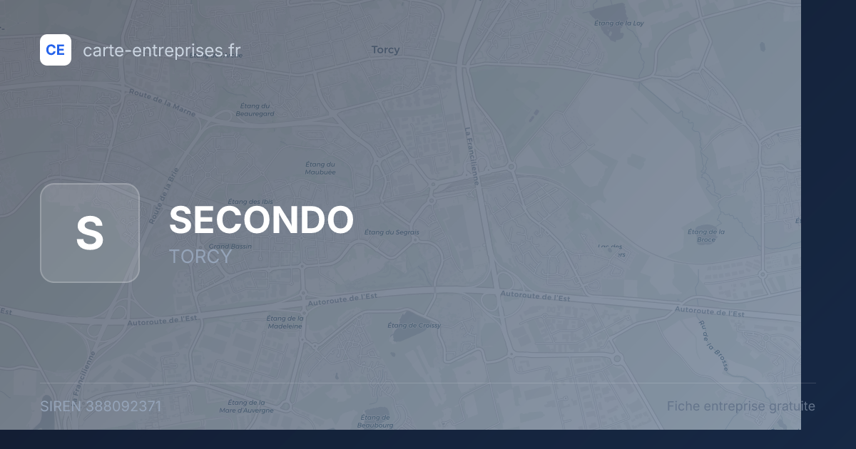 SECONDO — 388092371 — fiche entreprise