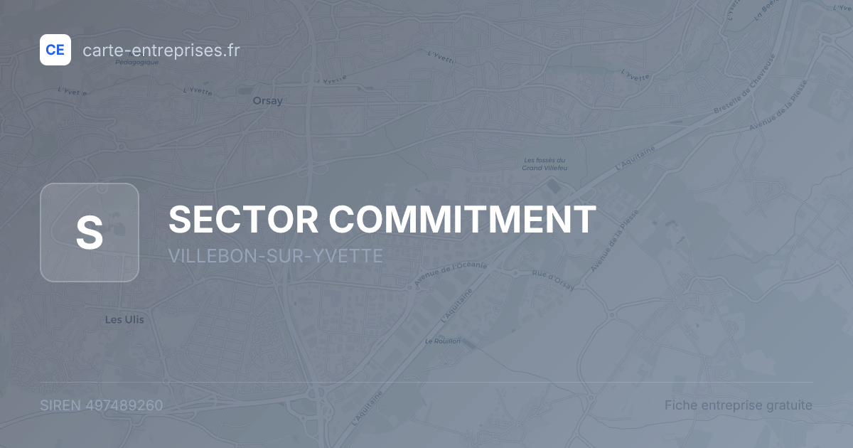SECTOR COMMITMENT — 497489260 — fiche entreprise