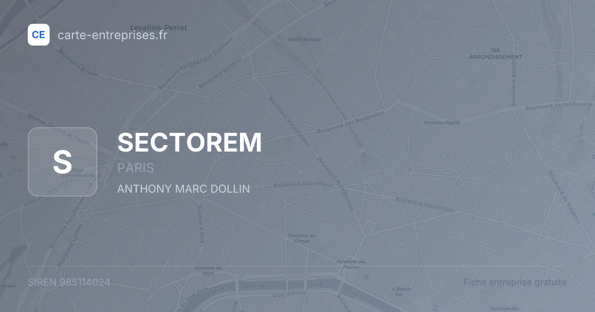 SECTOREM — 985114024 — fiche entreprise