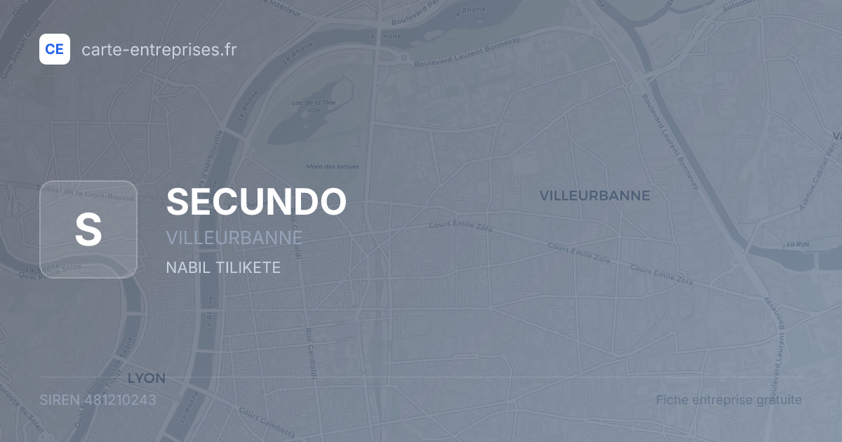 SECUNDO — 481210243 — fiche entreprise