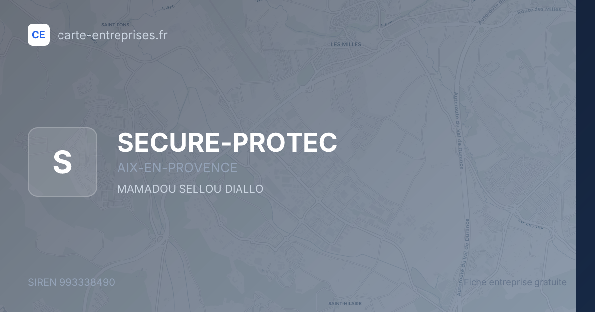 SECURE-PROTEC — 993338490 — fiche entreprise