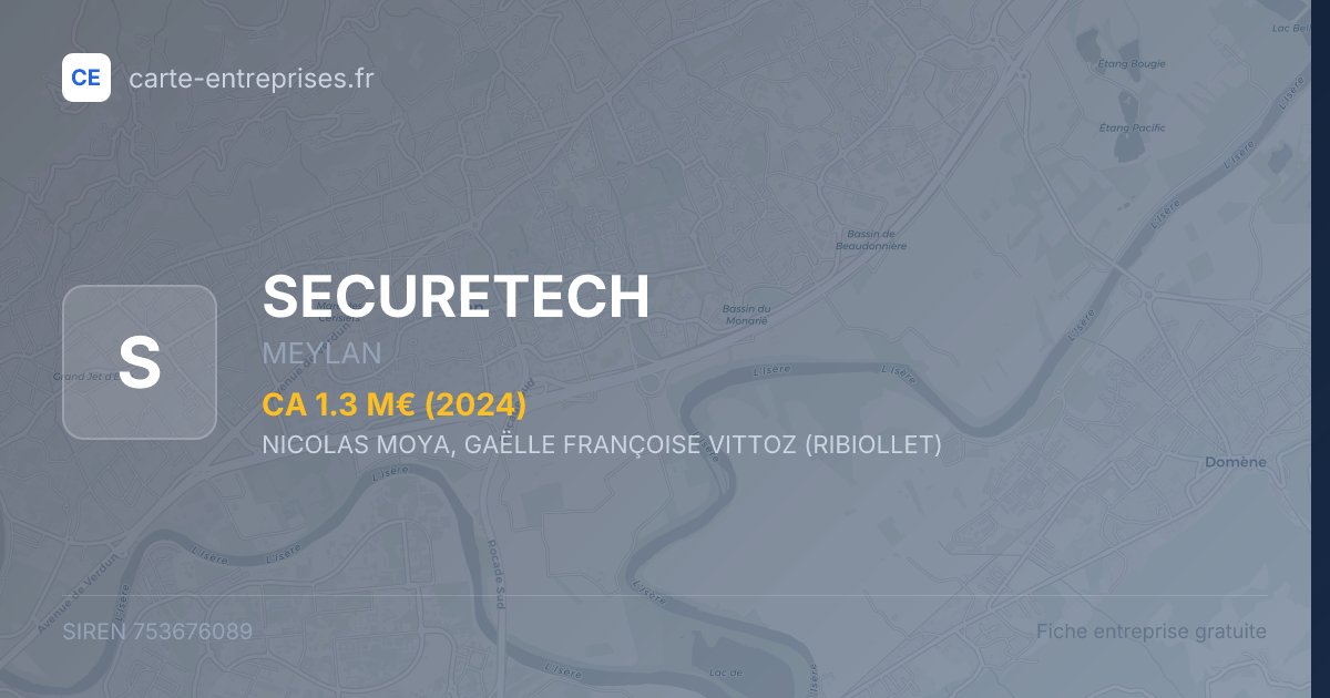 SECURETECH — 753676089 — fiche entreprise