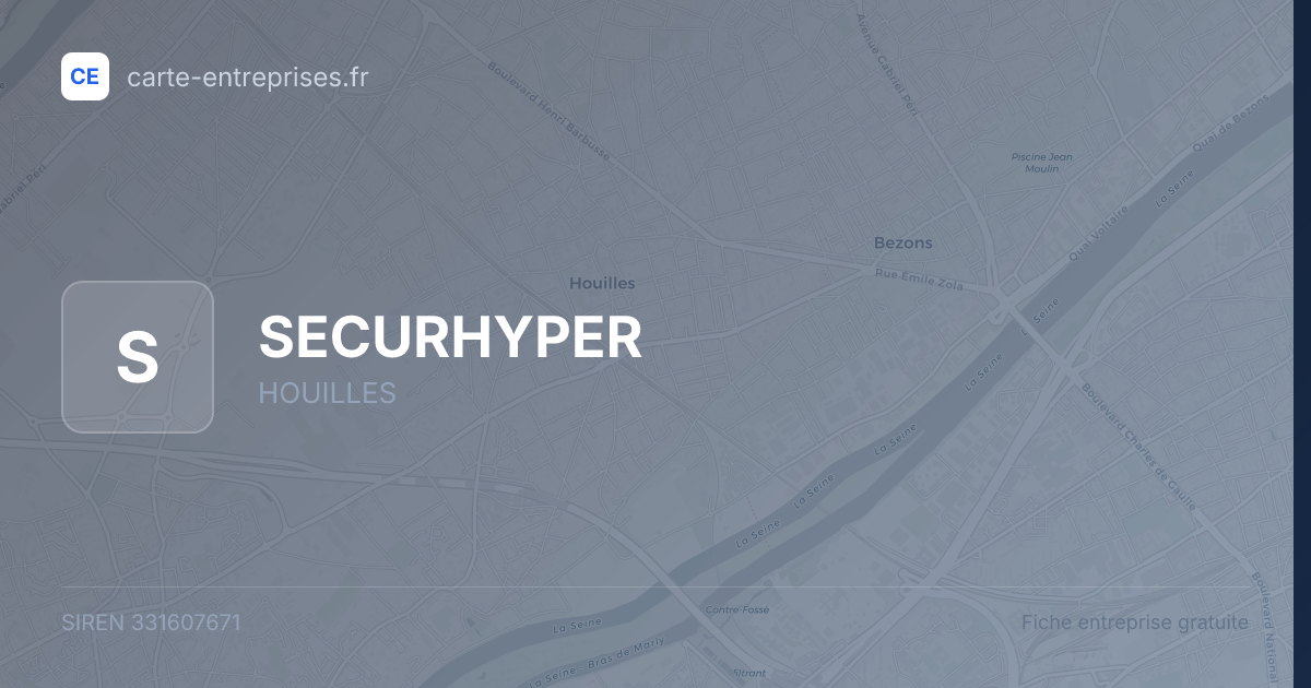 SECURHYPER — 331607671 — fiche entreprise