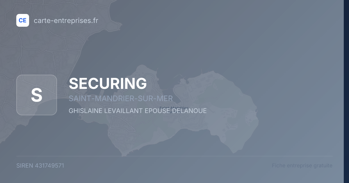 SECURING — 431749571 — fiche entreprise