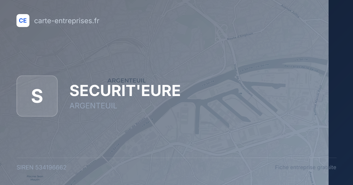 SECURIT'EURE — 534196662 — fiche entreprise