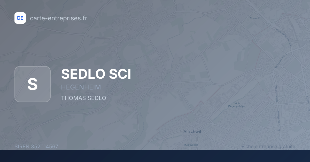 SEDLO SCI — 352014567 — fiche entreprise