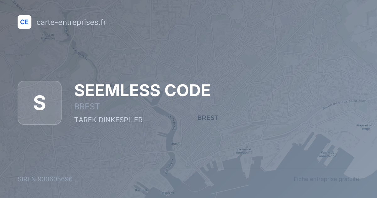 SEEMLESS CODE — 930605696 — fiche entreprise
