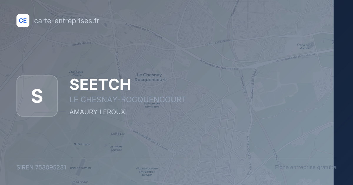 SEETCH — 753095231 — fiche entreprise