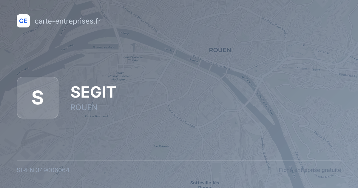 SEGIT — 349006064 — fiche entreprise