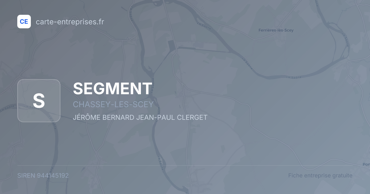 SEGMENT — 944145192 — fiche entreprise