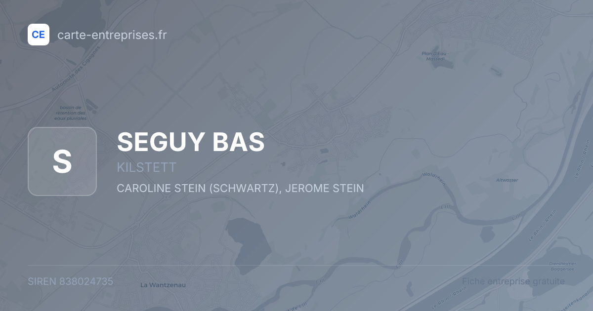 SEGUY BAS — 838024735 — fiche entreprise