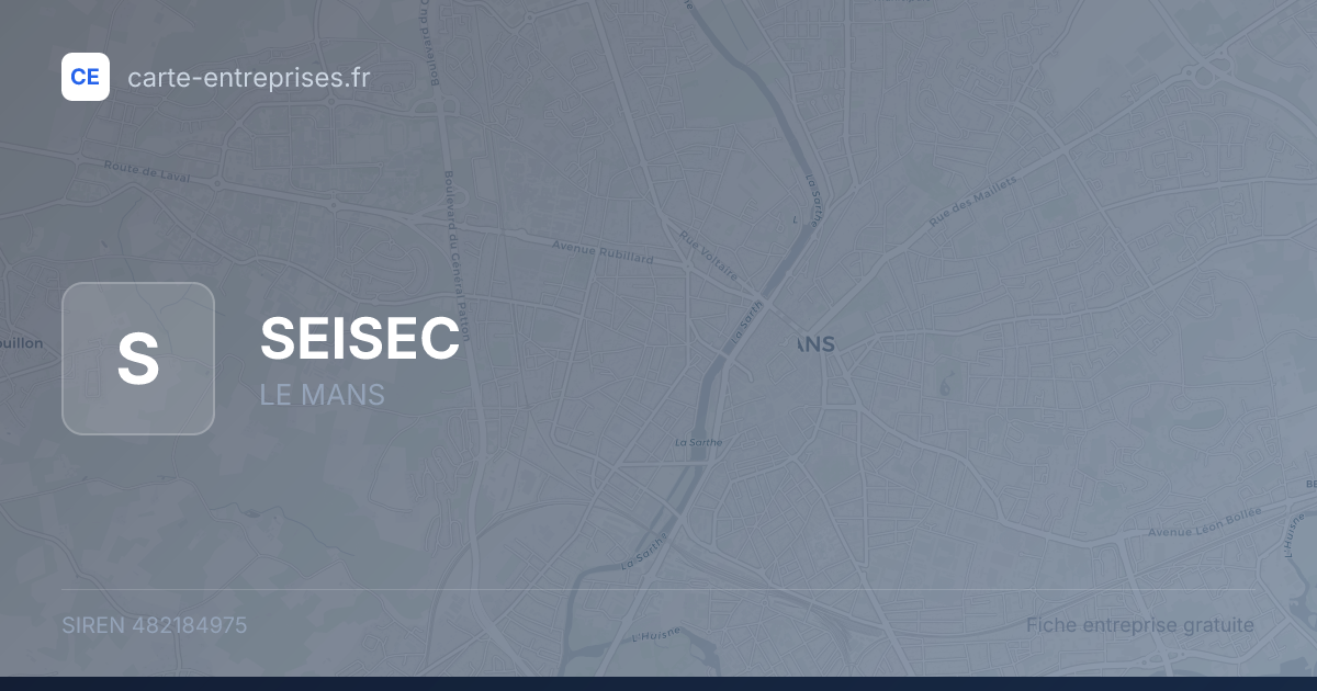 SEISEC — 482184975 — fiche entreprise