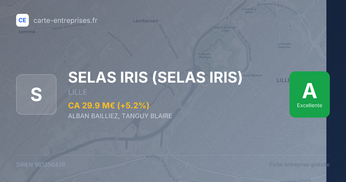 SELAS IRIS (SELAS IRIS) — 901356436 — fiche entreprise