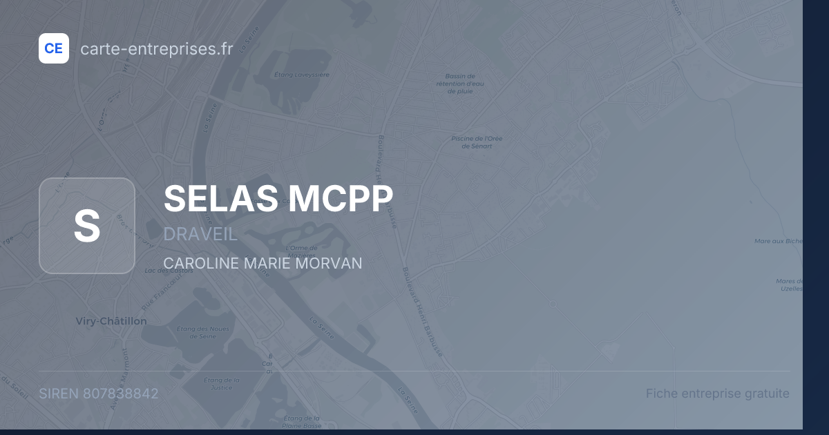 SELAS MCPP — 807838842 — fiche entreprise
