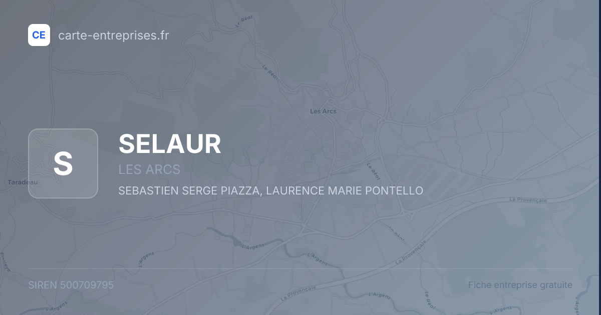 SELAUR — 500709795 — fiche entreprise
