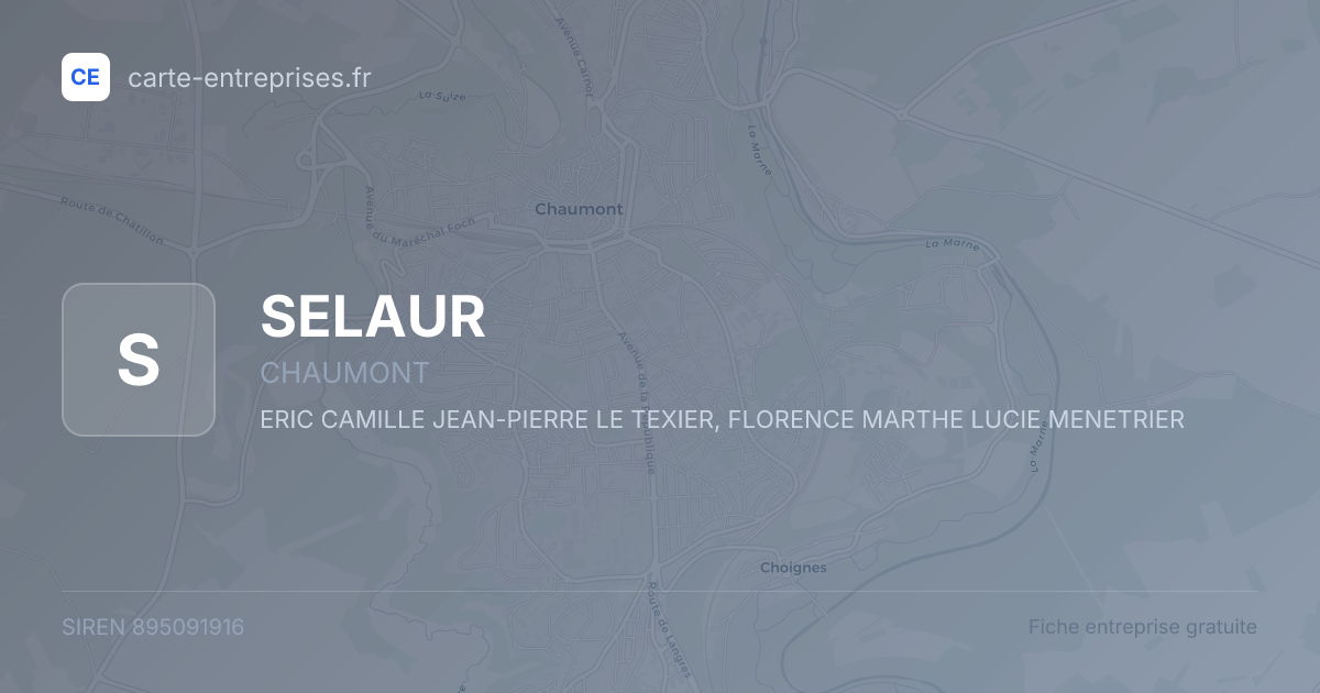 SELAUR — 895091916 — fiche entreprise