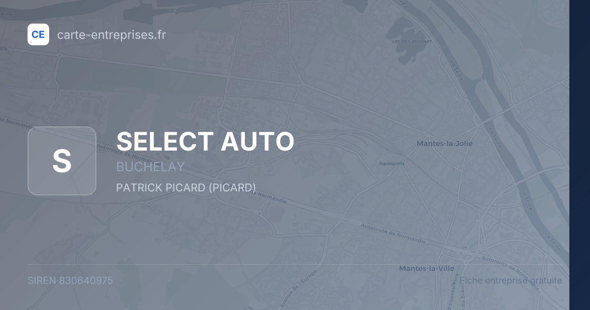 SELECT AUTO — 830640975 — fiche entreprise