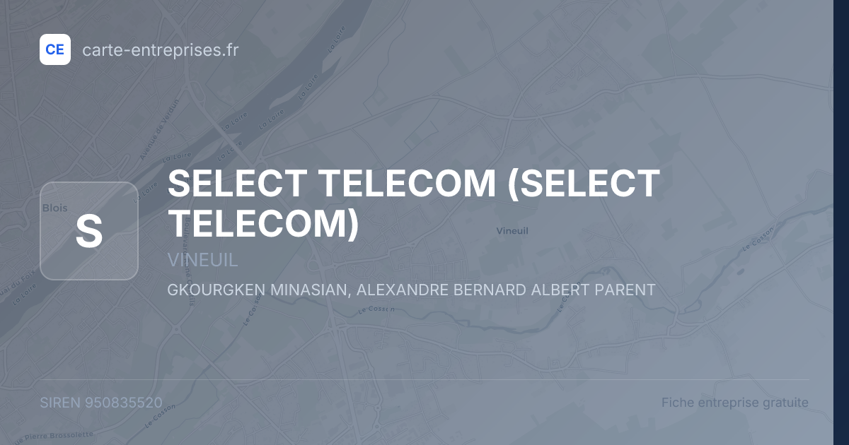 SELECT TELECOM — 950835520 — fiche entreprise