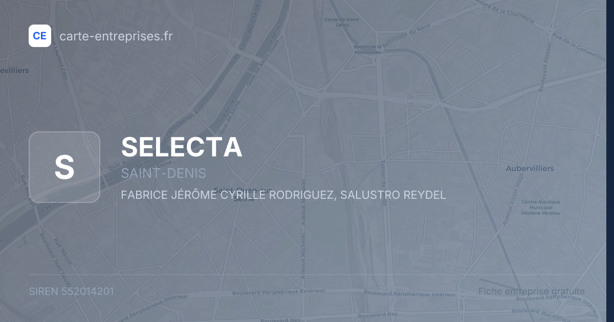 SELECTA — 552014201 — fiche entreprise