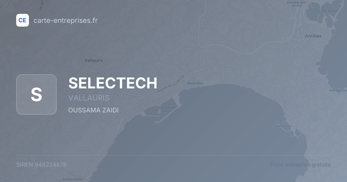 SELECTECH — 948224878 — fiche entreprise