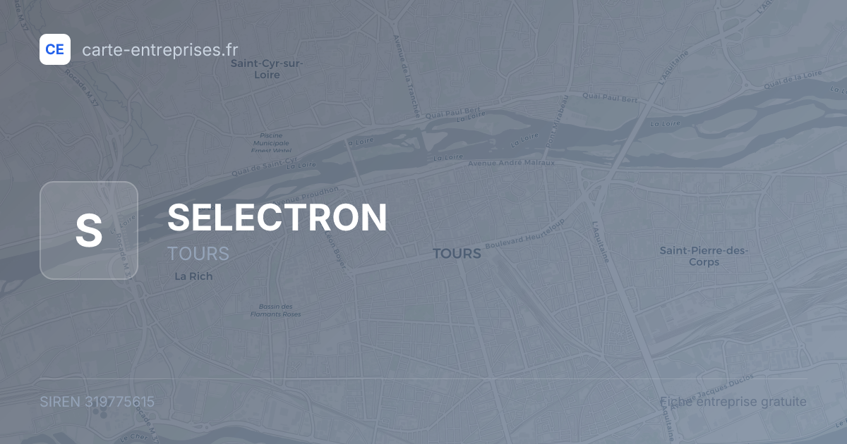 SELECTRON — 319775615 — fiche entreprise
